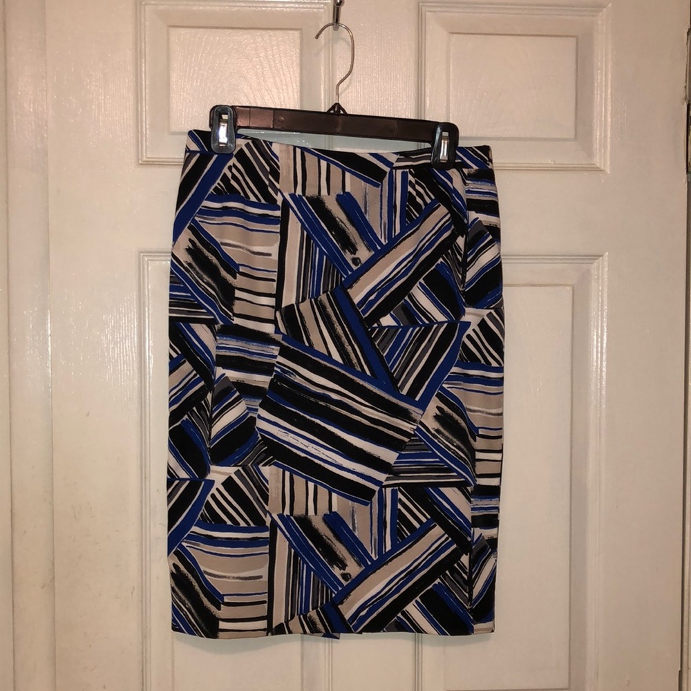 Kasper Lined Pencil Skirt, Size 6, Blue